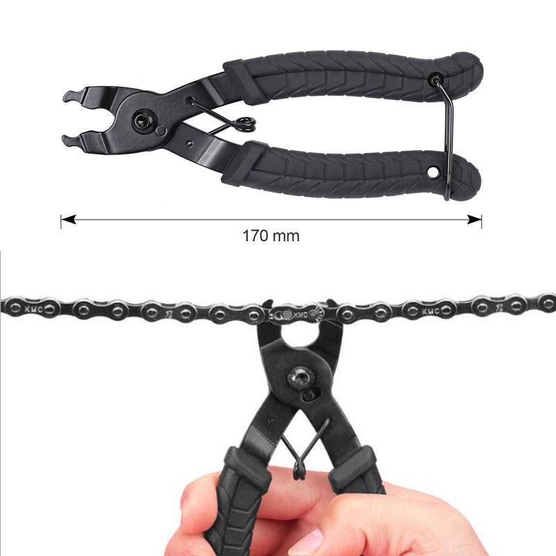 Oumers Bike Master Link Plier Tool, 2 in 1 Bicycle Chain Quick Link Opener-Closer Remover Compatible with All Speed Chain Repair - Image 4
